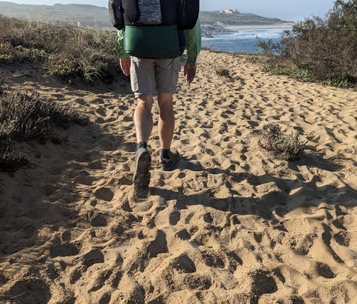 Sand on Fishermen's Trail