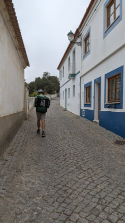 Hiking through Aljezur neighborhood