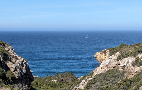 sailboat in the atlantic