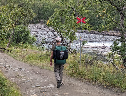 Kungsleden Path in Abisko National Park