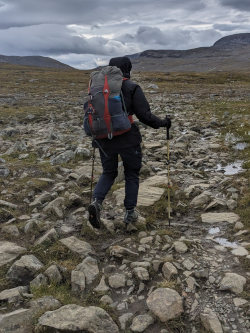 Rocky Kungsleden path