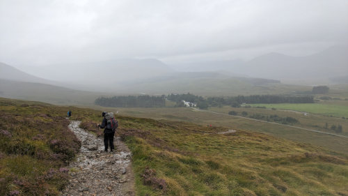 Rainy Hike in Scotland